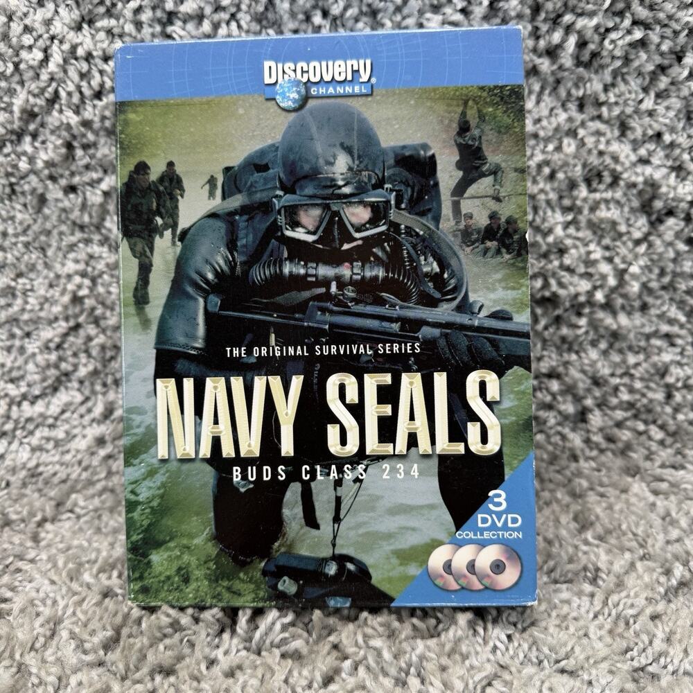 Navy SEALs BUD/S Class 234 Discovery Channel 3 DVD Set Original Survival Series